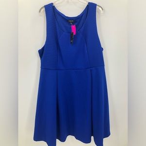 2X (NWT) TORRID 3 Royal Blue Dress